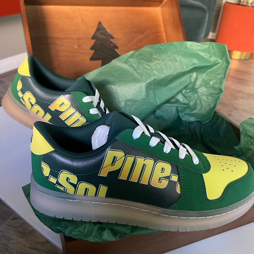 Limited-edition Pine-Sol Graphic Sneakers (2021 Collab with Vashtie)
